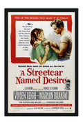 Poster Um Bonde Chamado Desejo - A Streetcar Named Desire - Marlon Brando - Clássico - Filmes - Moldura preta