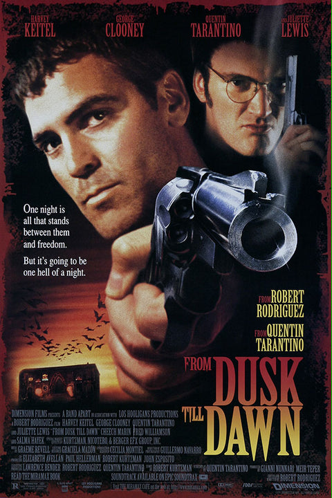 Poster Um Drink no Inferno from Dusk Till Dawn Tarantino - Cult - Filmes - Pôster sem moldura