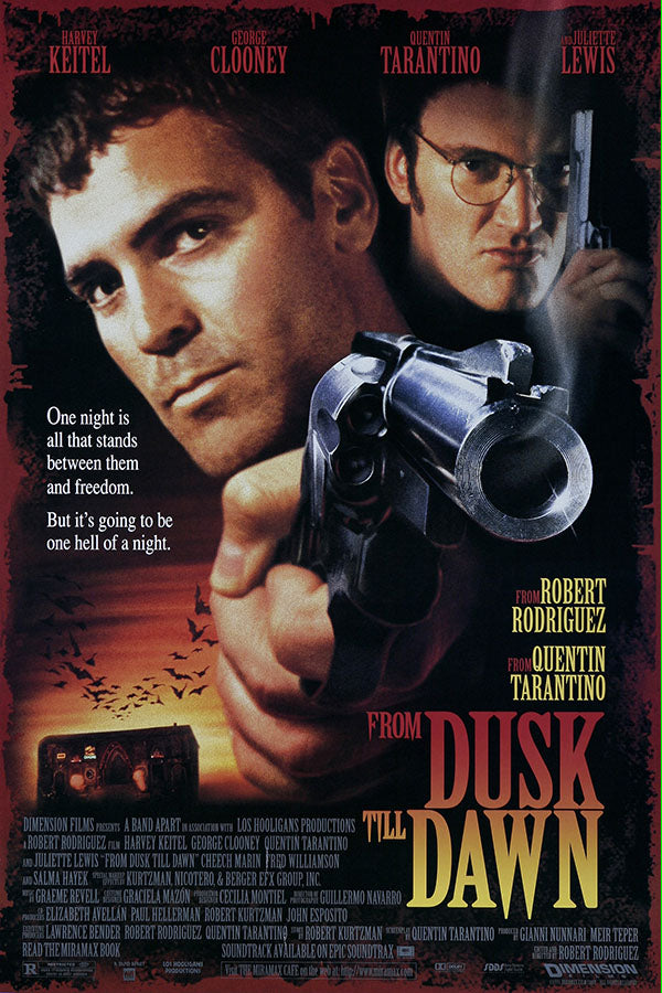 Poster Um Drink no Inferno from Dusk Till Dawn Tarantino - Cult - Filmes - Pôster sem moldura