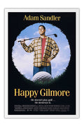 Poster Um Maluco no Golfe Happy Gilmore Adam Sandler - Filmes - Moldura branca