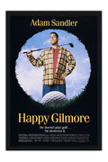Poster Um Maluco no Golfe Happy Gilmore Adam Sandler - Filmes - Moldura preta