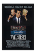 Poster Wall Street Poder e Cobica Michael Douglas - Clássico - Filmes - Moldura preta