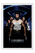 Poster X Men Origins Wolverine Hugh Jackman - Filmes - Moldura branca