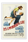 Poster A Felicidade Não se Compra - It’s a Wonderful Life - Clássico - Vintage - Filmes - Moldura branca