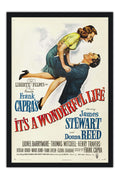 Poster A Felicidade Não se Compra - It’s a Wonderful Life - Clássico - Vintage - Filmes - Moldura preta
