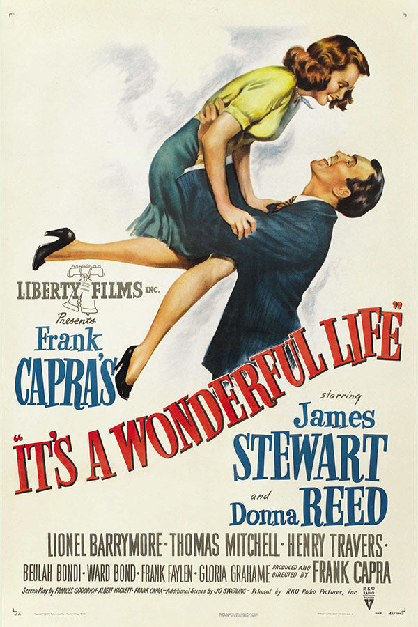 Poster A Felicidade Não se Compra - It’s a Wonderful Life - Clássico - Vintage - Filmes - Pôster sem moldura