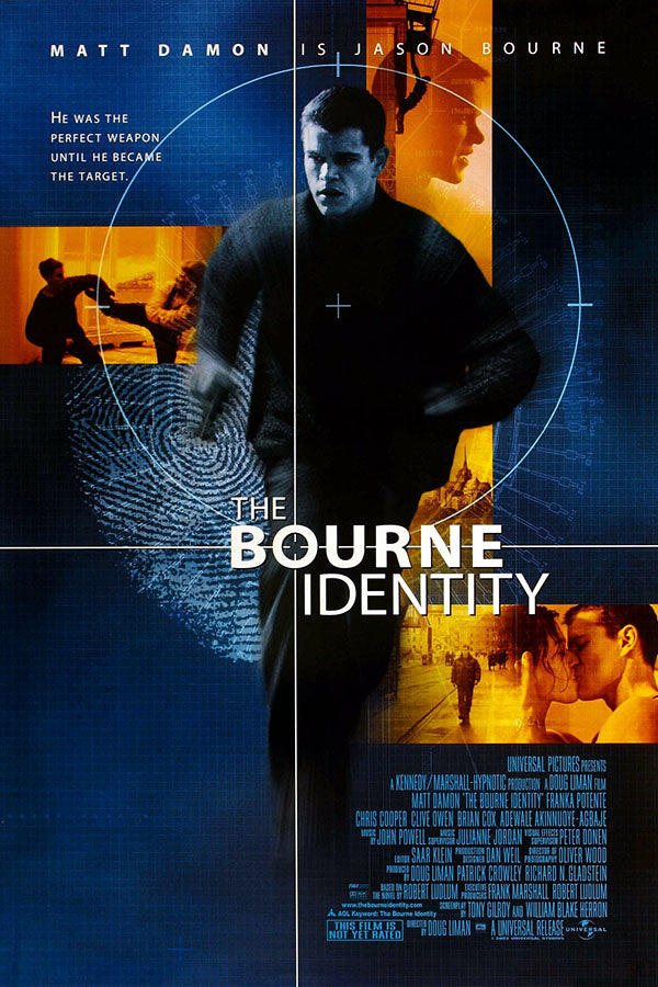 Poster A Identidade Bourne the Bourne Identity - Filmes - Pôster sem moldura