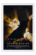 Poster Batman Begins - Filmes - Moldura branca