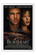 Poster Braveheart Coração Valente - Guerra - Ação - Filmes - Moldura branca