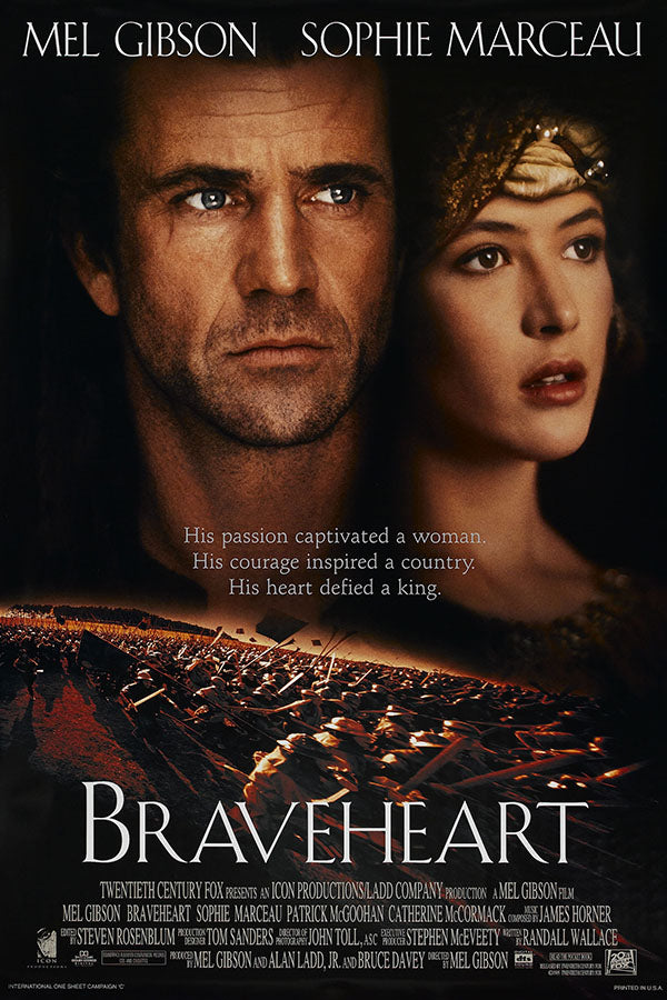 Poster Braveheart Coração Valente - Guerra - Ação - Filmes - Pôster sem moldura