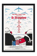 Poster Dr Strangelove - Comédia - Guerra - Filmes - Moldura preta