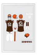 Poster Cleveland Browns - Futebol Americano - NFL