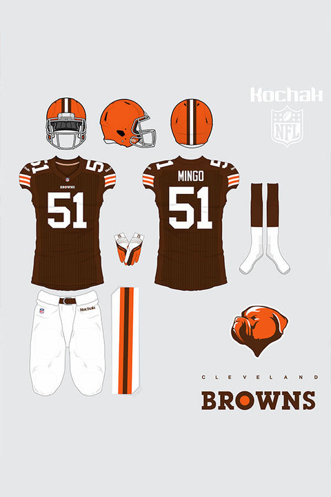 Poster Cleveland Browns - Futebol Americano - NFL
