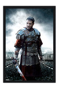 Poster Gladiador Maximus Gladiator Épico - Filmes - Moldura preta