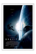 Poster Gravidade Gravity - Filmes - Moldura branca