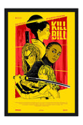 Poster Kill Bill Ação Thriller - Retrô - Filmes - Moldura preta