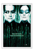 Poster Matrix Reloaded - Filmes - Moldura branca