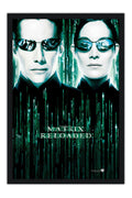 Poster Matrix Reloaded - Filmes - Moldura preta