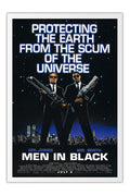 Poster MIB Men in Black Homens de Preto - Ficção Científica - Comédia - Filmes - Moldura branca