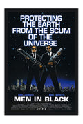 Poster MIB Men in Black Homens de Preto - Ficção Científica - Comédia - Filmes - Moldura preta