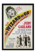 Poster O Mágico de Oz Wizard of Oz - Vintage - Clássico - Filmes - Moldura preta