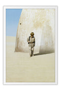 Poster Star Wars Episódio 1 a Ameaça Fantasma the Phantom Menace - Filmes - Moldura branca