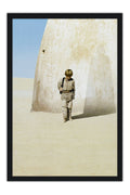 Poster Star Wars Episódio 1 a Ameaça Fantasma the Phantom Menace - Filmes - Moldura preta