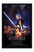 Poster Star Wars Return of the Jedi - Ação - Ficção Científica - Filmes - Moldura preta