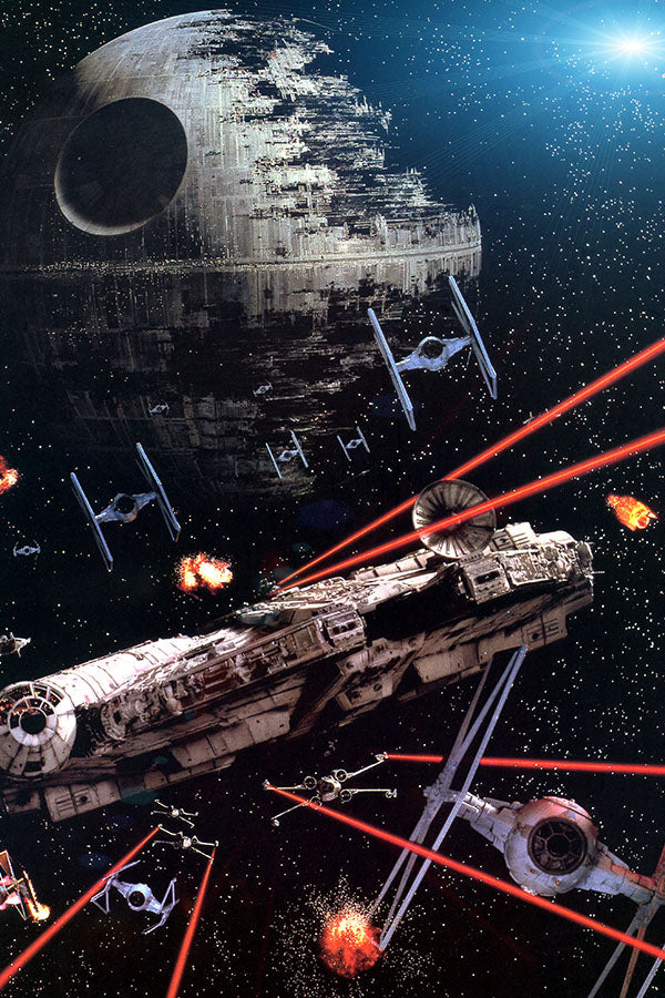 Poster Star Wars uma Nova Esperanca - Clássico - Cult - Filmes - Pôster sem moldura