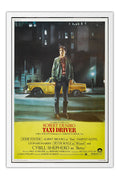 Poster Taxi Driver Motorista de Taxi - Clássico - Cult - Filmes - Moldura branca