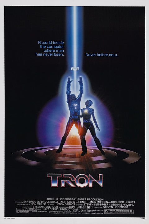 Poster Tron uma Odisseia Eletrônica - Retrô - Cult - Filmes - Pôster sem moldura
