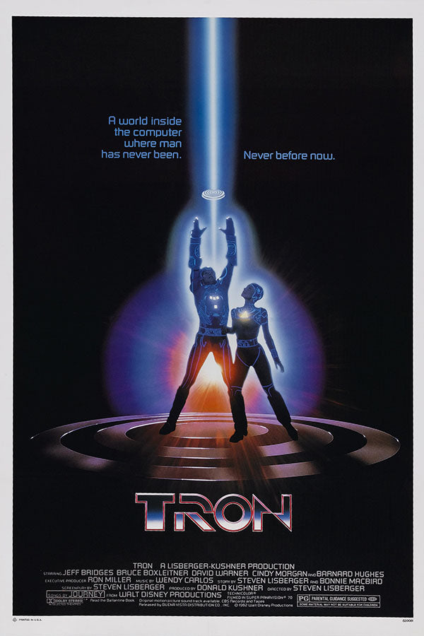 Poster Tron uma Odisseia Eletrônica - Retrô - Cult - Filmes - Pôster sem moldura
