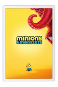 Poster Minions e Monstros - Comédia - Aventura - Filmes - Moldura branca
