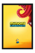 Poster Minions e Monstros - Comédia - Aventura - Filmes - Moldura preta