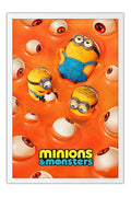 Poster Minions e Monstros - Comédia - Aventura - Filmes - Moldura branca