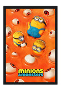 Poster Minions e Monstros - Comédia - Aventura - Filmes - Moldura preta