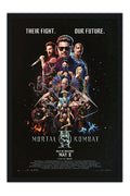 Poster Mortal Kombat 2 Ação Aventura Games - Filmes - Moldura preta