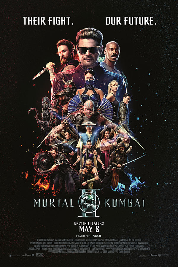 Poster Mortal Kombat 2 Ação Aventura Games - Filmes - Pôster sem moldura