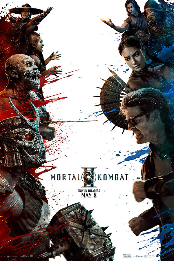Poster Mortal Kombat 2 Ação Aventura Games - Filmes - Pôster sem moldura