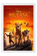 Poster Mufasa o Rei Leão - Animação - Infantil - Filmes - Moldura branca