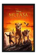 Poster Mufasa o Rei Leão - Animação - Infantil - Filmes - Moldura preta