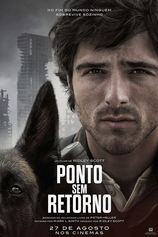 Poster The Dog Stars Ponto Sem Retorno Apocalipse - Filmes - Pôster sem moldura