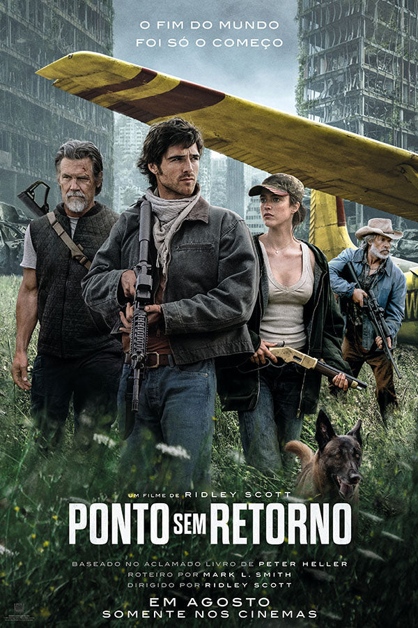 Poster The Dog Stars Ponto Sem Retorno Apocalipse - Filmes - Pôster sem moldura