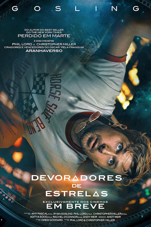 Poster Project Hail Mary Devoradores de Estrelas - Ficção Científica - Drama - Filmes - Pôster sem moldura