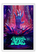 Poster Queens of the Dead Rainhas dos Mortos Terror Comédia Zumbis - Filmes - Moldura branca