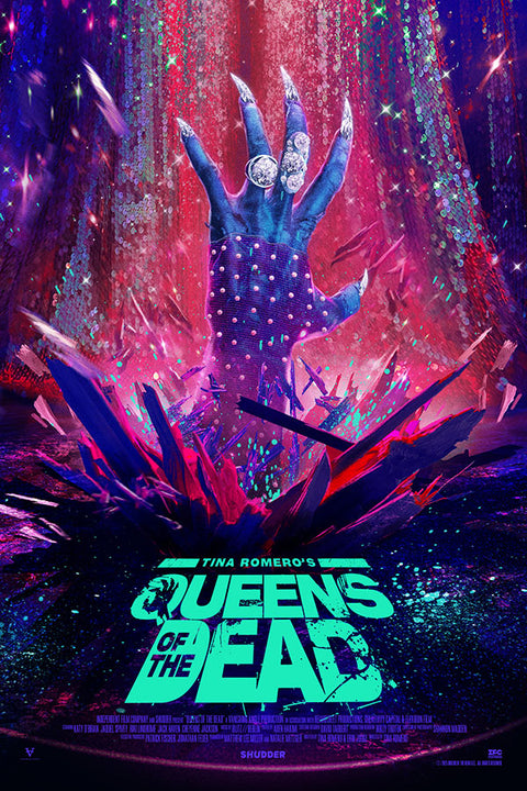 Poster Queens of the Dead Rainhas dos Mortos Terror Comédia Zumbis - Filmes - Pôster sem moldura