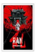 Poster Ran - Akira Kurosawa - Drama - Guerra - Filmes - Moldura branca