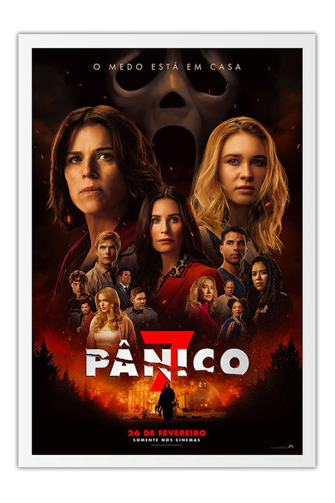 Poster Pânico 7 - Scream 7 - Terror - Filmes - Moldura branca