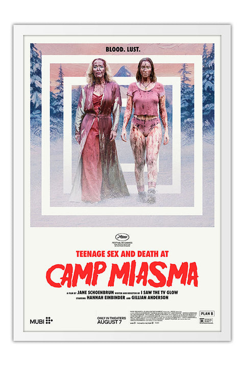 Poster Teenage Sex and Death at Camp Miasma - Acampamento Miasma - Terror - Drama - Filmes - Moldura branca