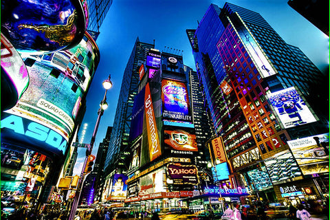 Poster New York - Nova Iorque - Times Square - Paisagens